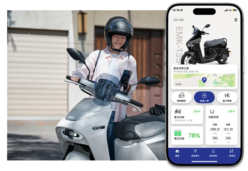 科技加乘，讓您騎乘更隨心